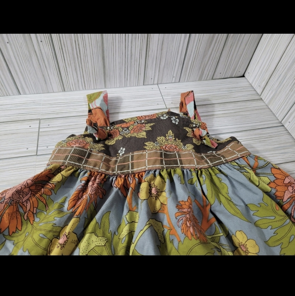 Matilda Jane Katherine Knot Apron Dress VHTF Field Trip (Size 18M) - Picture 2 of 6